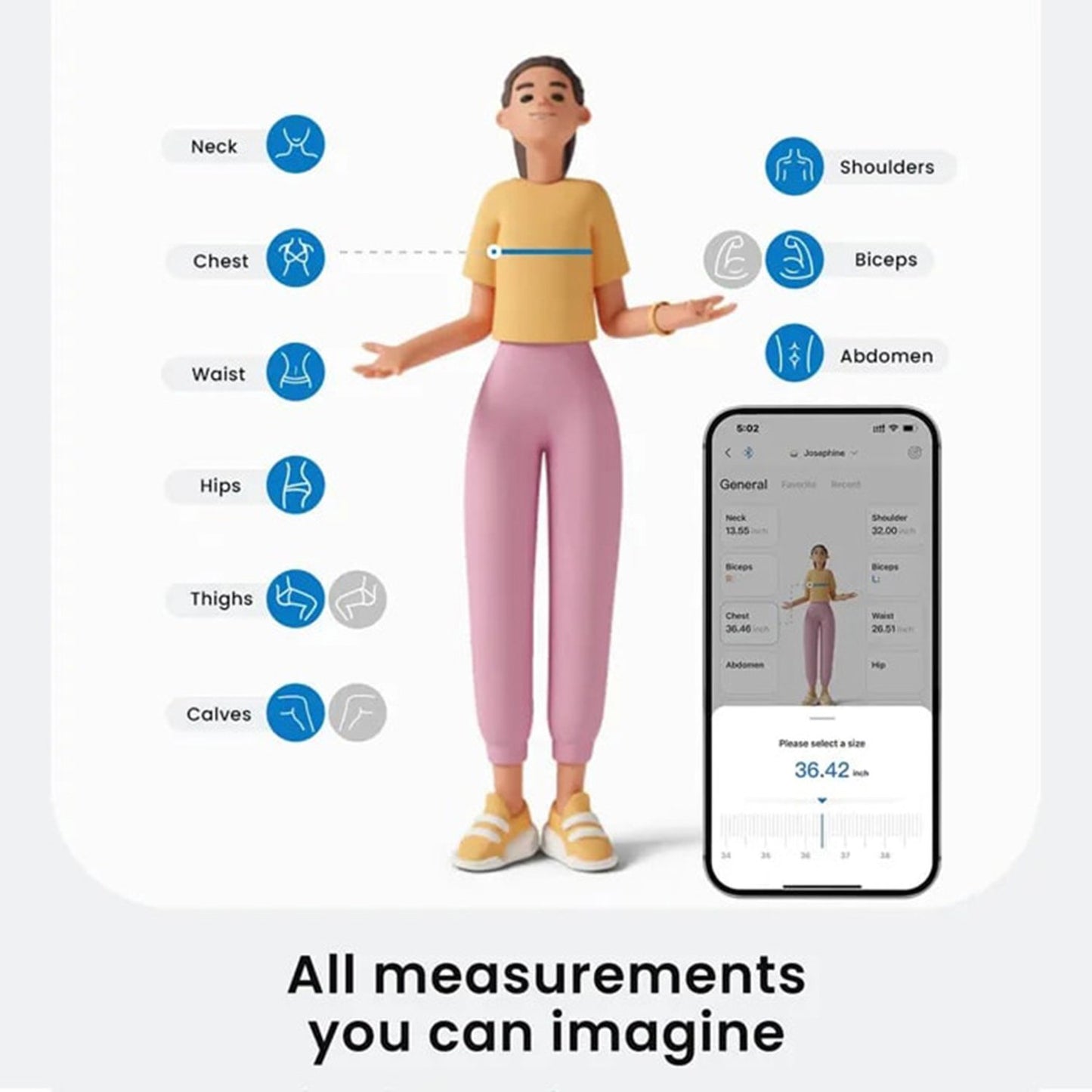 Renpho Body Smart Tape Plus R-Y002-BK